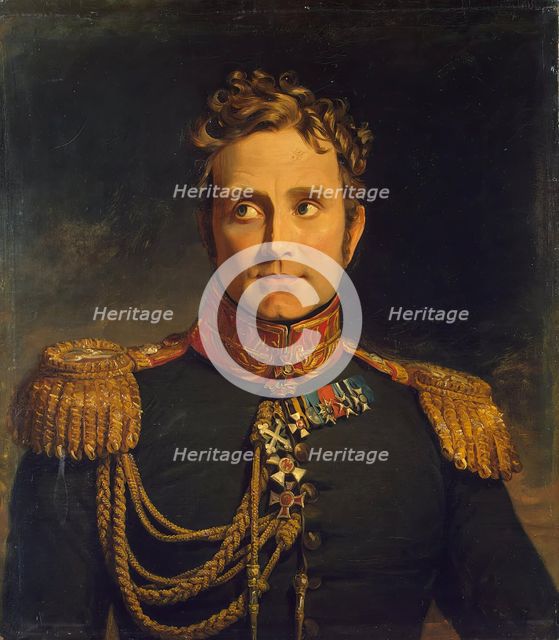 Portrait of Alexander F. Michaud de Beauretour (1771-1841), 1822. Creator: Workshop of George Dawe.