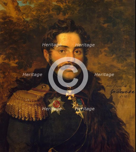Portrait of Alexander F. Shcherbatov (1773-1817), 1826. Creator: George Dawe.