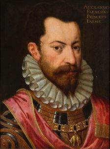 Portrait of Alexander Farnese (1545-1592), Duke of Parma, c1590. Creator: Anonymous