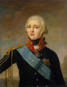 Portrait of Alexander I, 1805. Creator: Anon