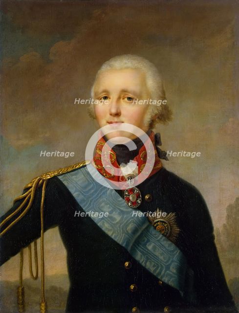 Portrait of Alexander I, 1805. Creator: Anon.