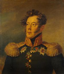 Portrait of Alexander I. Albrecht (1788-1828), 1825. Creator: Workshop of George Dawe