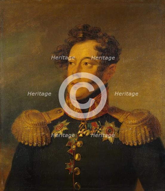 Portrait of Alexander I. Albrecht (1788-1828), 1825. Creator: Workshop of George Dawe.