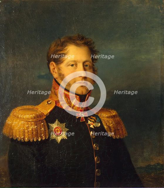 Portrait of Alexander I. Gressor (1772-1822), 1823. Creator: Workshop of George Dawe.