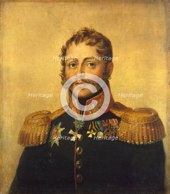 Portrait of Alexander I. Markov (1781-1844) (2nd), 1823. Creator: Workshop of George Dawe.