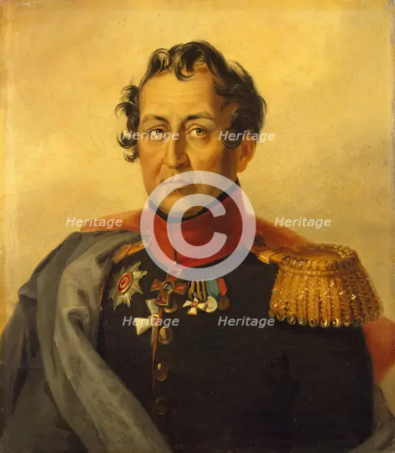Portrait of Alexander I. Talyzin (1777-1849) (2nd), 1823. Creator: George Dawe.