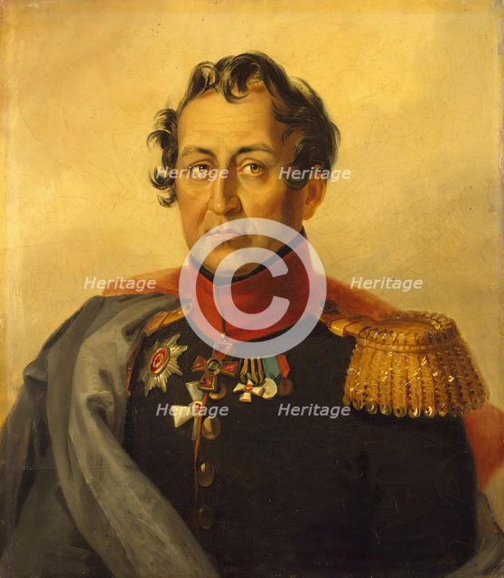 Portrait of Alexander I. Talyzin (1777-1849) (2nd), 1823. Creator: George Dawe.