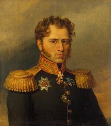 Portrait of Alexander I. Yushkov (1781 - after 1839), 1822. Creator: Workshop of George Dawe