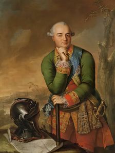 Portrait of Alexander Ilyich Bibikov, early 1770s. Creator: Fyodor Rokotov