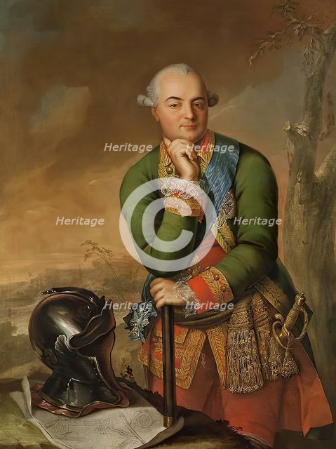 Portrait of Alexander Ilyich Bibikov, early 1770s. Creator: Fyodor Rokotov.