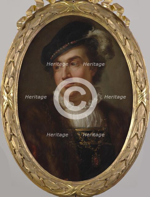 Portrait of Alexander Jagiellon (1461-1506), King of Poland and Grand Duke of Lithuania, 1768-1771. Creator: Bacciarelli, Marcello (1731-1818).