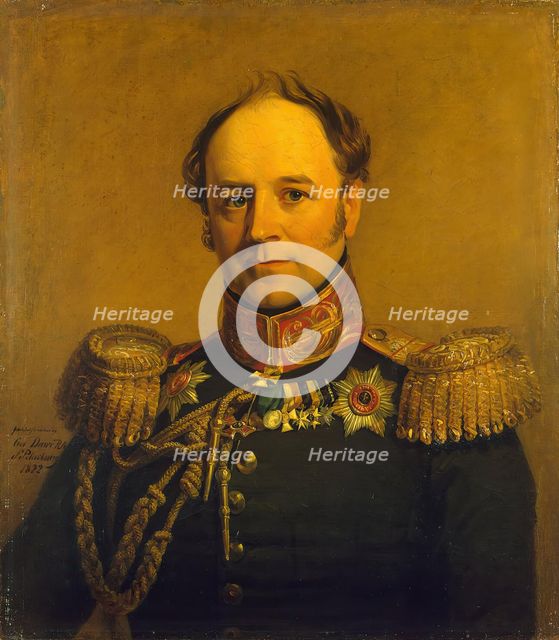 Portrait of Alexander Kh. von Benckendorf (1781-1844) (1st), 1822. Creator: George Dawe.