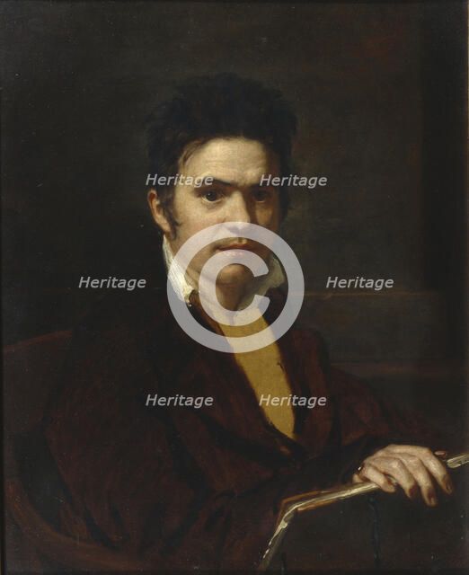 Portrait of Alexander Khristoforovich Vostokov (1781-1864), before 1816. Artist: Kiprensky, Orest Adamovich (1782-1836)