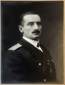 Portrait of Alexander Kolchak (1874-1920), 1909. Creator: Photo studio H. Rentz & F. Schrader
