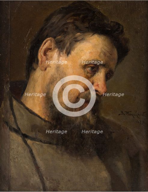 Portrait of Alexander Konstantinovich Soloviev (1846-1879), 1879.