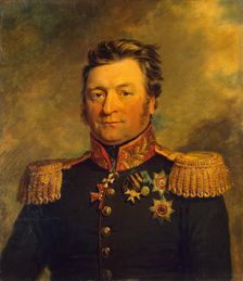 Portrait of Alexander L. Voinov (1768/70-1832), 1822. Creator: George Dawe