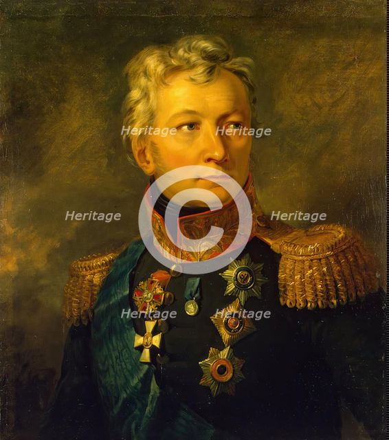 Portrait of Alexander P. Tormasov (1752-1819), 1822. Creator: Workshop of George Dawe.