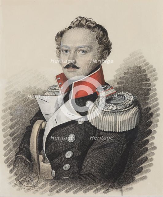 Portrait of Alexander Stepanovich Talyzin (1795-1858), End 1820s. Creator: Hampeln, Carl, von (1794-after 1880).