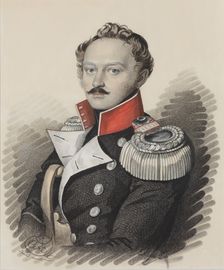 Portrait of Alexander Stepanovich Talyzin (1795-1858), End 1820s. Creator: Hampeln, Carl, von (1794-after 1880)