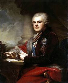Portrait of Alexander Samoilov, 1794. Creator: Johann Baptist Lampi I