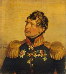 Portrait of Alexander V. Rosen (1779-1832) (2nd), 1823. Creator: George Dawe