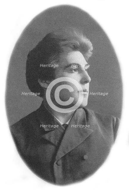 Portrait of Alexander Valentinovich Amfiteatrov (1862-1938). Creator: Asikritov, Daniil Mikhaylovitch (1856-?).