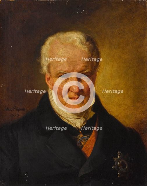 Portrait of Alexander von Humboldt (1769-1859), 1858.