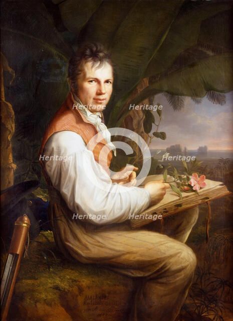 Portrait of Alexander von Humboldt (1769-1859), 1806. Creator: Weitsch, Friedrich Georg (1758-1828).