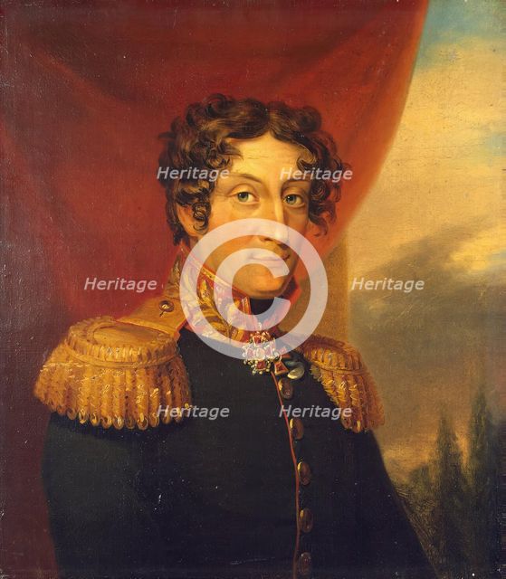 Portrait of Alexander Ya. Patton (1762-1815), 1823. Creators: George Dawe, Workshop of George Dawe.
