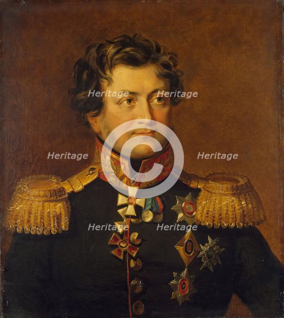 Portrait of Alexander Ya. Rudzevich (1775-1829), 1823. Creator: Workshop of George Dawe.