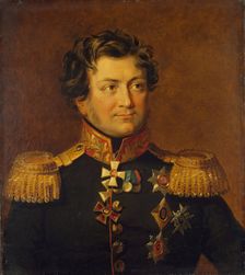 Portrait of Alexander Ya. Rudzevich (1775-1829), 1823. Creator: Workshop of George Dawe