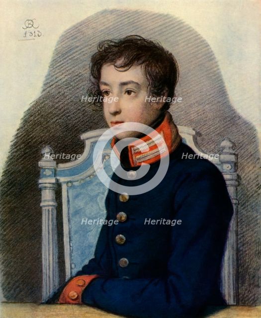 'Portrait of Alexandr Pavlovich Bakunin', 1813, (1965). Creator: Orest Kiprensky.