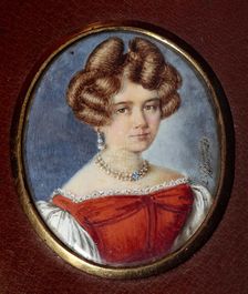 Portrait of Alexandra Andreyevna Tchaikovsky (1813-1854), née d'Assier, 1829
