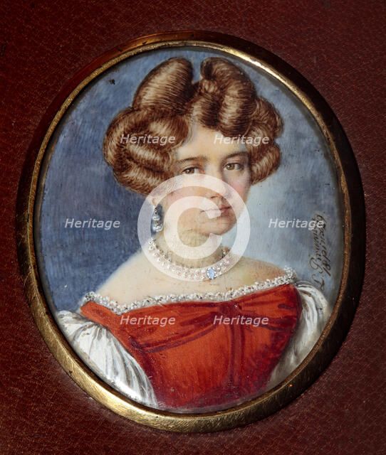 Portrait of Alexandra Andreyevna Tchaikovsky (1813-1854), née d'Assier, 1829.