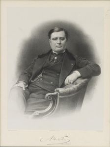 Portrait of Alexandre Florian Joseph, Count Colonna-Walewski (1810-1868). Artist: Lemoine, Auguste (1822-1869)