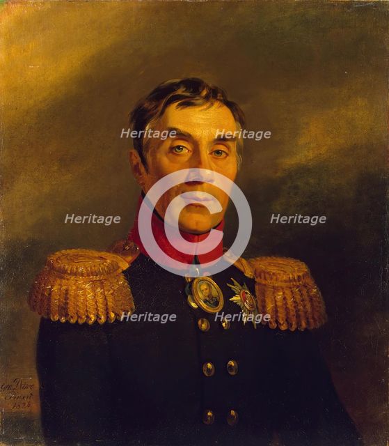 Portrait of Alexey A. Arakcheyev (1769-1834), 1824. Creator: George Dawe.