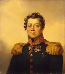Portrait of Alexey A. Protasov (1780-1833), 1822. Creator: Workshop of George Dawe