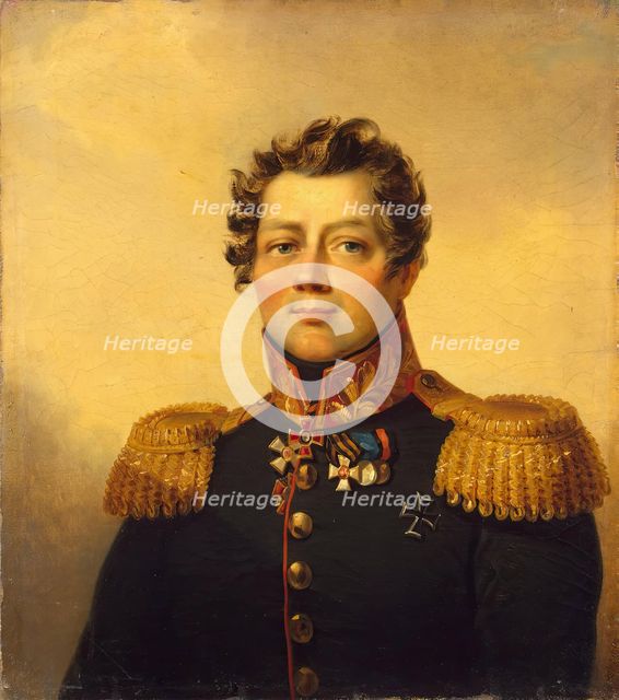 Portrait of Alexey A. Protasov (1780-1833), 1822. Creator: Workshop of George Dawe.