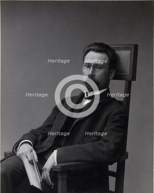 Portrait of Alexey Alexandrovich Bakhrushin (1865-1929), 1900s. Artist: Anonymous  