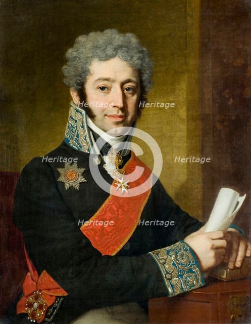 Portrait of Alexey Dolgorukov, 1811 Creator: Vladimir Borovikovsky.