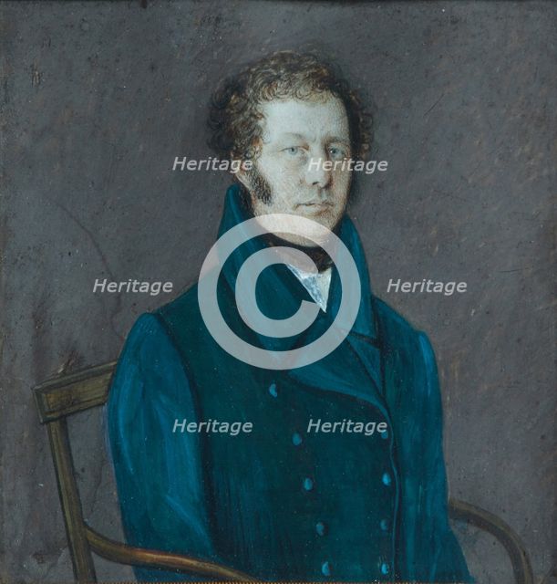 Portrait of Alexey Gavrilovich Popov (1760-1857), Second quarter of the 19th cen. Artist: Anonymous  