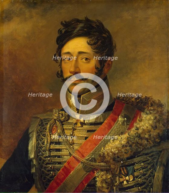 Portrait of Alexey P. Melissino (1759-1813), 1822. Creators: George Dawe, Workshop of George Dawe.