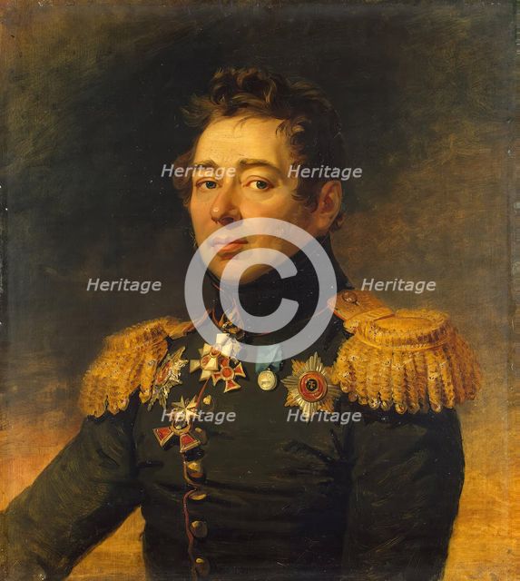 Portrait of Alexey P. Nikitin (1777-1858), 1822. Creators: George Dawe, Workshop of George Dawe.