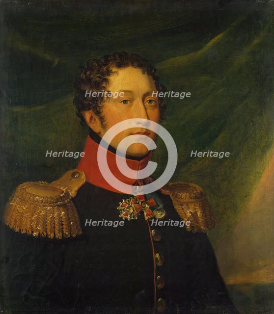 Portrait of Alexey S. Kologrivov (1776-1818), 1824. Creator: Workshop of George Dawe.