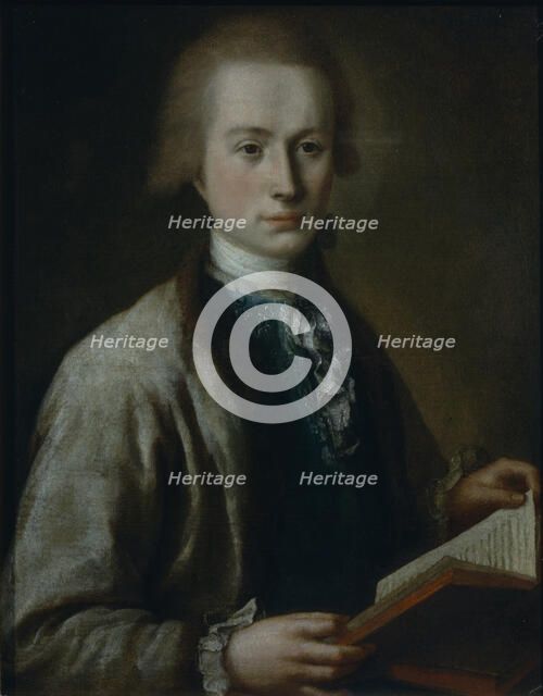 Portrait of Alexei Grigoryevich Spiridov (1753-1828), 1772. Artist: Shibanov, Mikhail (?-after 1789)