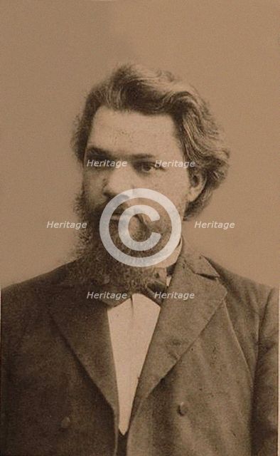 Portrait of Alexei Ivanovich Vvedensky (1861–1913), End of 19th century. Artist: Photo studio of Mikhail Volkov  
