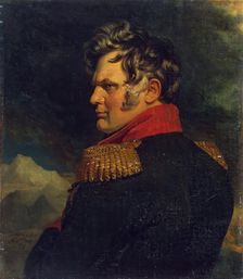 Portrait of Alexei P. Yermolov (1772/77-1861), 1824. Creator: George Dawe