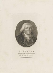 Portrait of Alexis-Marie de Rochon (1741-1817) , c. 1800. Creator: Westermayr, Conrad (1765-1834)