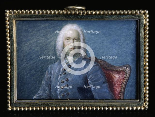 Portrait of Alexis Piron, c1760. Creator: Ecole Francaise.