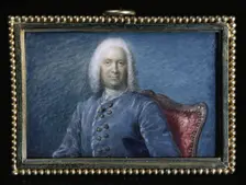 Portrait of Alexis Piron, c1760. Creator: Ecole Francaise